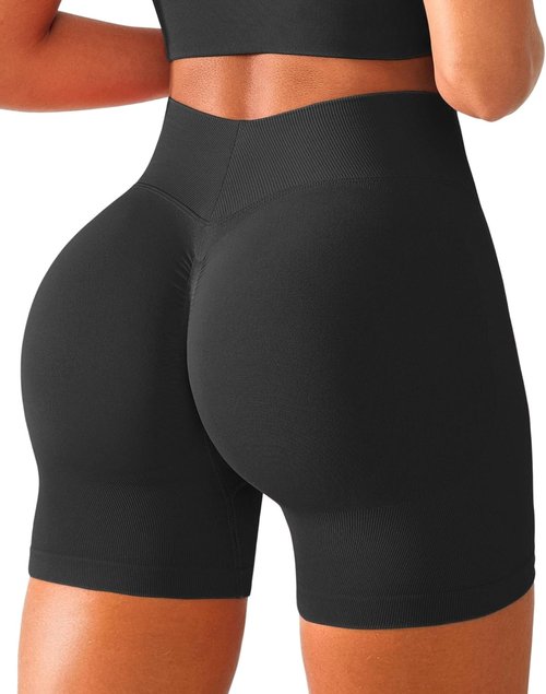 BRXL Scrunch Butt Lifting Shorts - Seamless High Waist 5" Compression Spandex for Women | Gym Workout