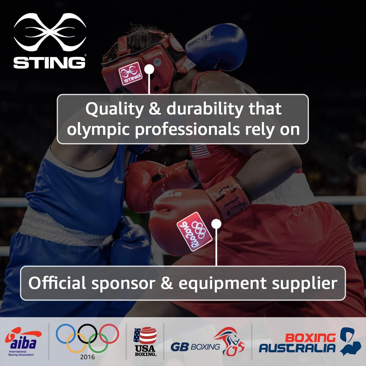 STING Boxing Hand Wrap Gloves - Elasticized Quick Fit for MMA Training | Black, Large
