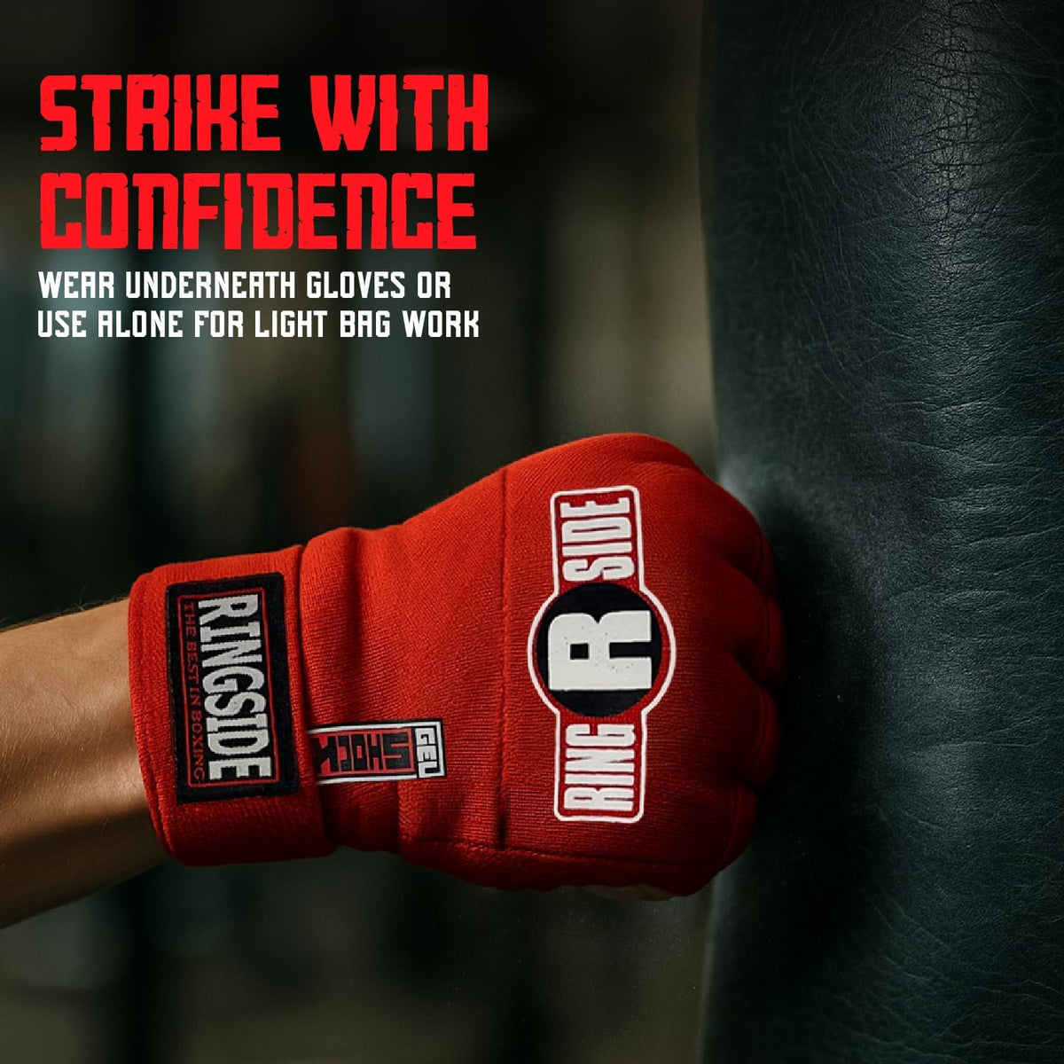 Ringside Gel Shock Quick Wraps - Impact-Absorbing Hand Wraps for Boxing, MMA & Martial Arts | Secure Support