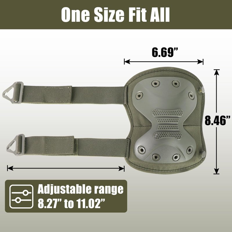 BZTAC Tactical Professional Combat Knee Protective Pads Set Advanced Tactical Gear Set for Outdoor CS Paintball Game Cycling Safety Skateboarding Gear Skates Airsoft Hunting Knee Protection Guard Pads