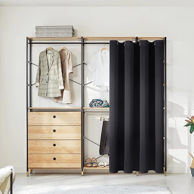 ChrisDowa Blackout Door Curtains