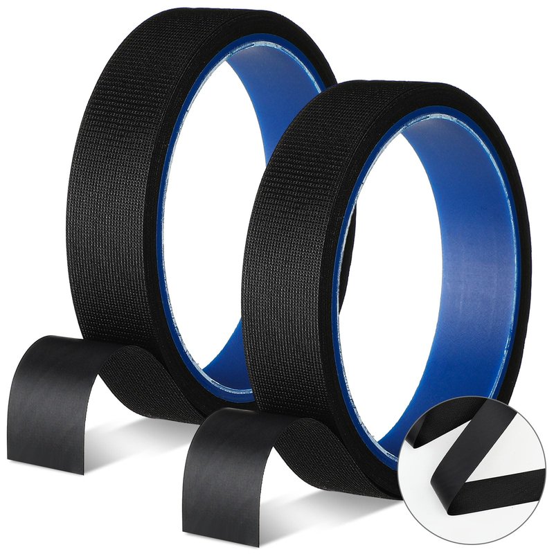 VioraWhite 2 Rolls Wetsuit Repair Iron On Seam Tape 0.8 Inch 16.4 Ft Waterproof Sealing Patch for Neoprene Wetsuit Drysuit Fishing Suits Industrial Standard Carrier Material Black Color