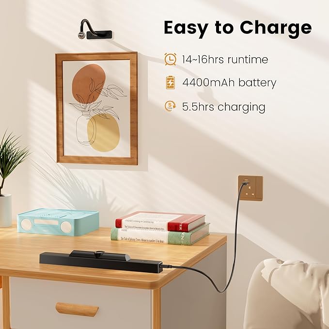 Art Frame Picture Light 4Pack, Remote Control Timer 3 Color Temps