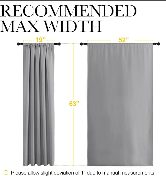 NICETOWN Blackout Curtain Panels