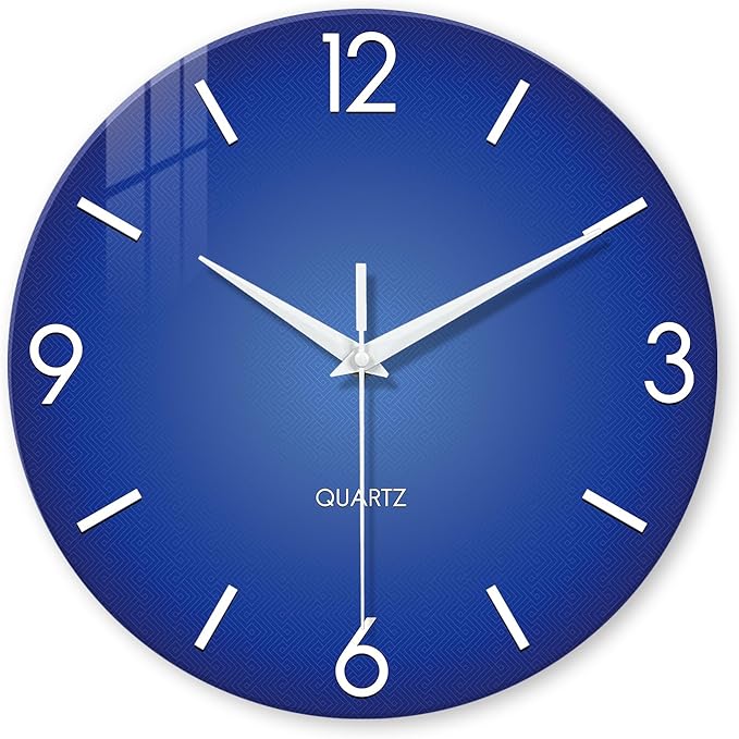 XFM Modern Wall Clock 16 Inch Silent Non-Ticking Wall Clocks Battery Operated
