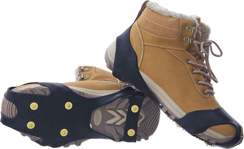 Anti-Slip Traction Cleats for Walking on Snow & Ice - Winter Footwear Grips