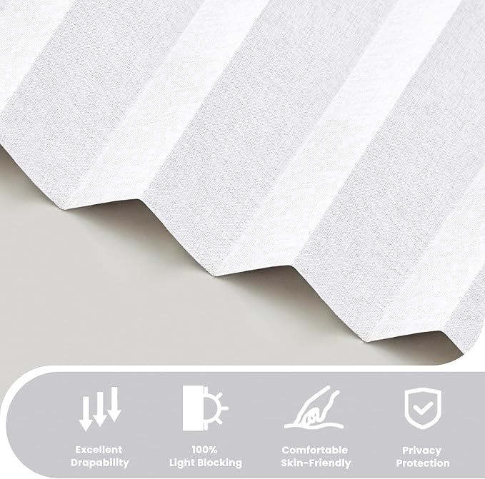 AJAZZ Blackout Accordion Doors Curtain