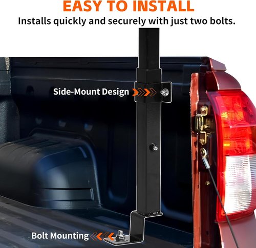 MaxxHaul 70233 Heavy Duty Ladder Rack. , Black