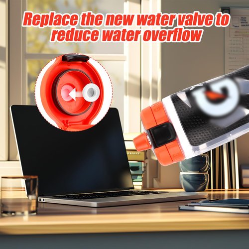 6pcs Dispensing Rubber Valves Compatible with Gatorade Water Bottle, Silicone Valve Replacement Lid for Gatorade GX 30oz & Squeeze Bottle 32oz Plastic Inserts & Screwdriver