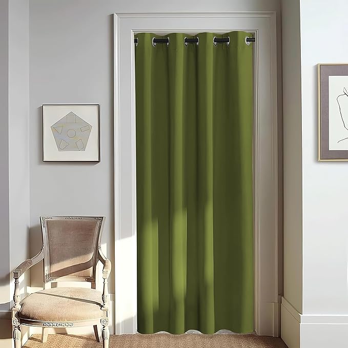 NICETOWN Door Curtain for Closet Doors 80 Inches Long 1 Panel, Room Divider