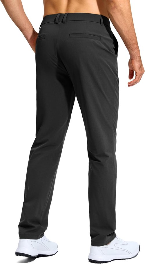 G Gradual Men's Golf Pants - Lightweight Stretch Casual Slacks | 30"/32"/34" with 4 Pockets