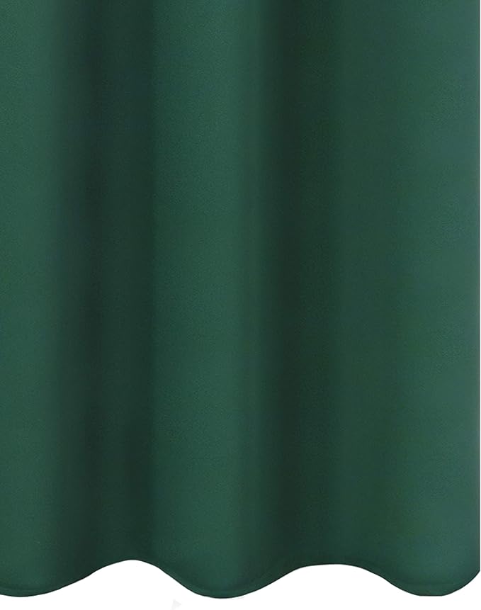 LEMOMO Dark Green Bedroom Blackout Curtains/38 x 54 Inch Long/Set of 2 Curtain