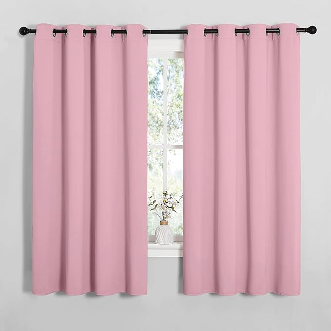 NICETOWN Bedroom Curtain Panels Blackout Draperies, Thermal Insulated Solid