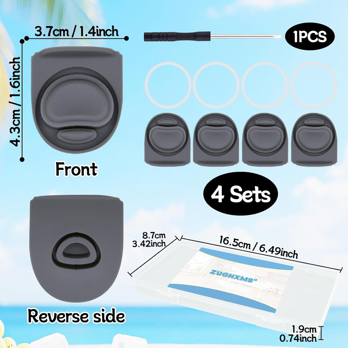 Owala | Replacement Rubber Stopper & O-Ring Gasket Set - Compatible with 24oz & 32oz Water Bottles