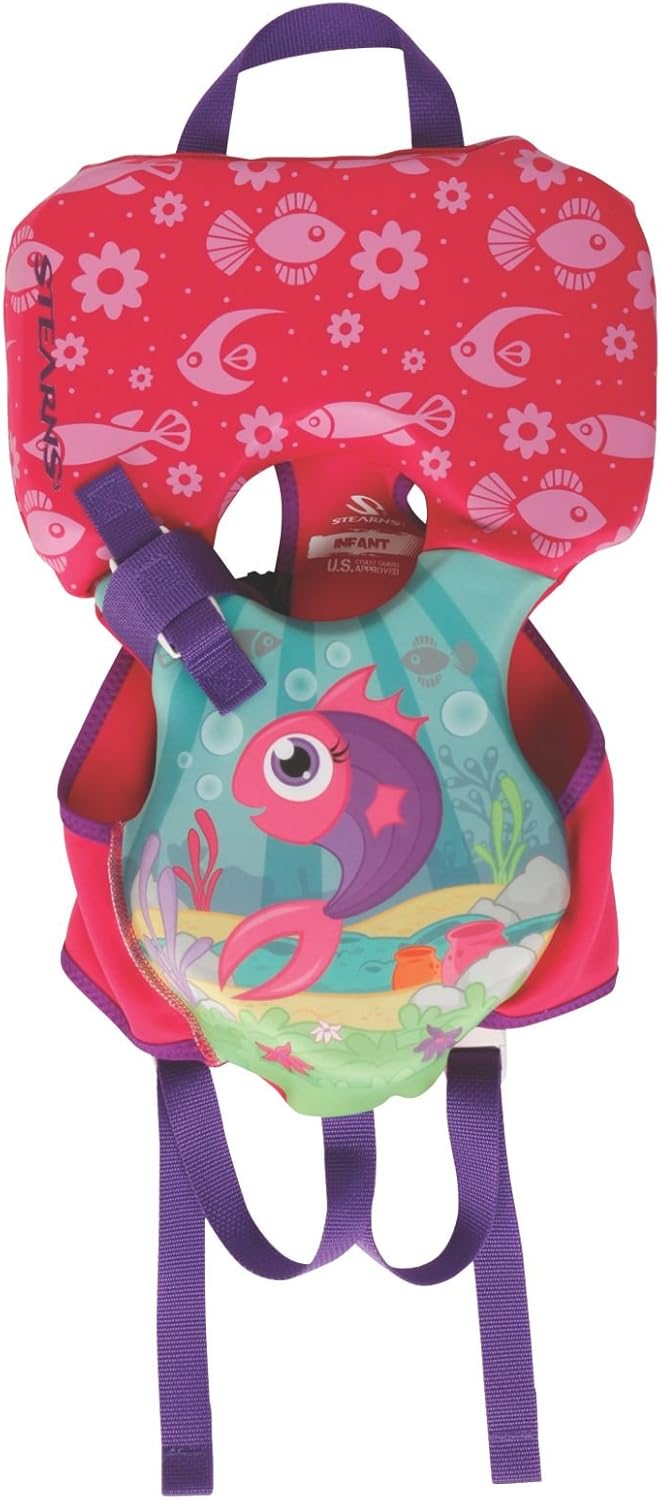 Stearns Puddle Jumper Infant Life Jacket - Hydroprene Kids Vest for Weights Under 30 Pounds