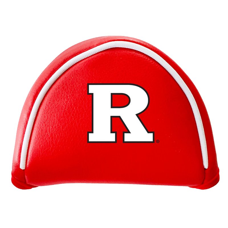 Team Golf NCAA Rutgers Mallet Putter Cover - Printed, Fits Most Mallet Putters, Easily Slips on and Secures With Velcro Closure