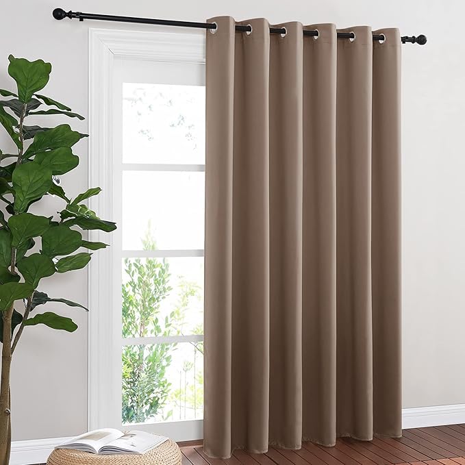 NICETOWN Blackout Blinds for Patio Door, Sliding Door Insulated Blackout