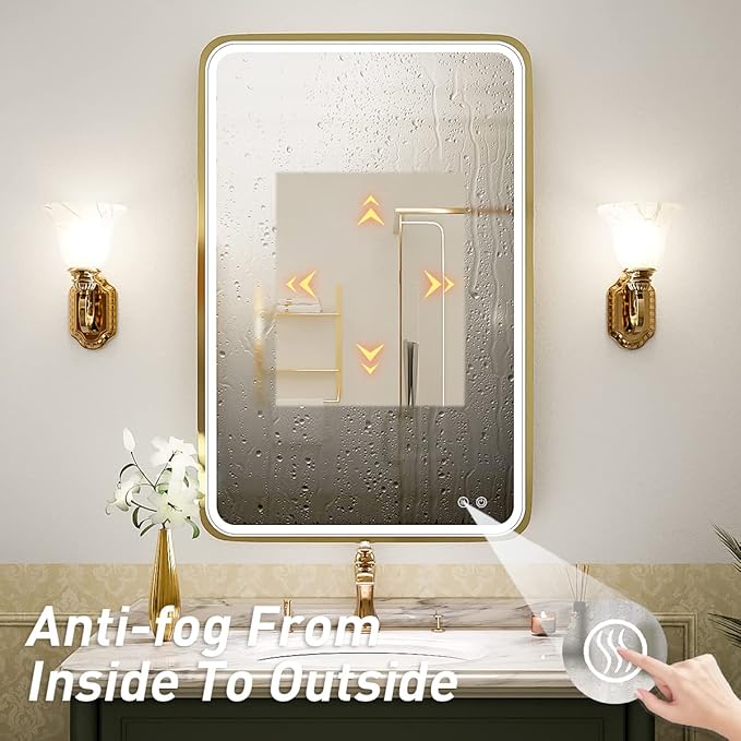 36x24 Inch LED Bathroom Mirror