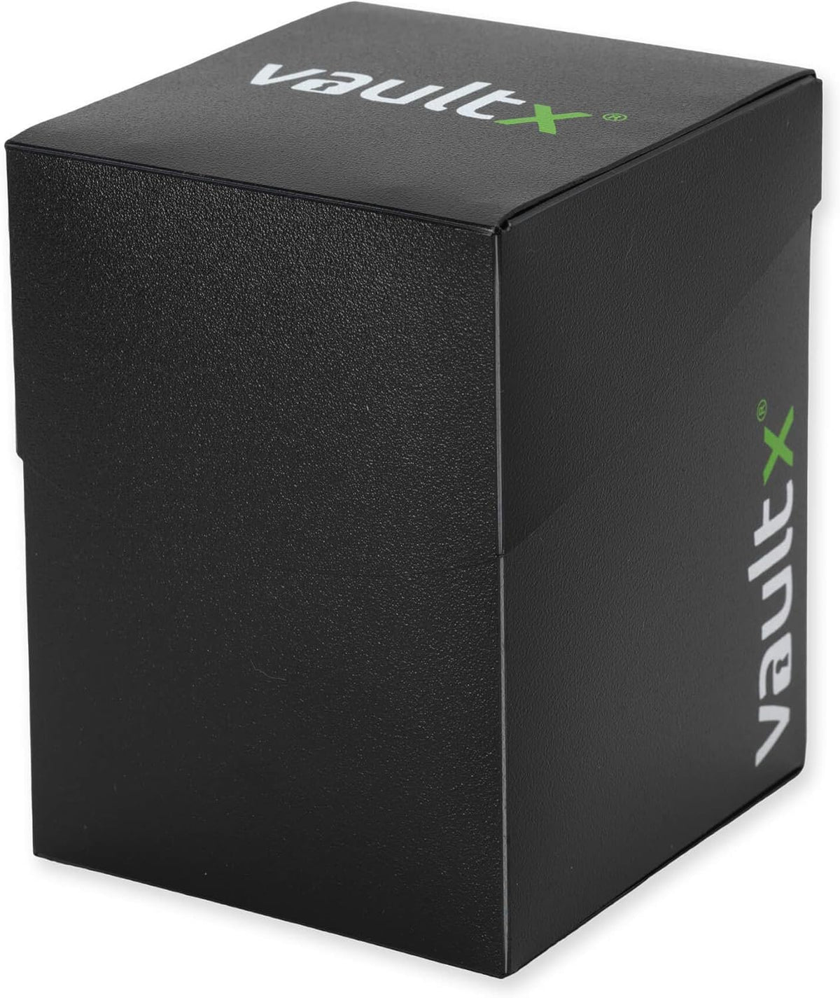 Vault X Trading Card Deck Box - Large Standard Holder with 150 Black Sleeves for MTG & TCG
