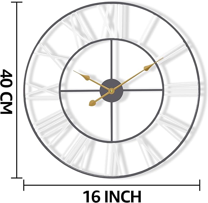Sorbus Large Wall Clock for Living Room Decor