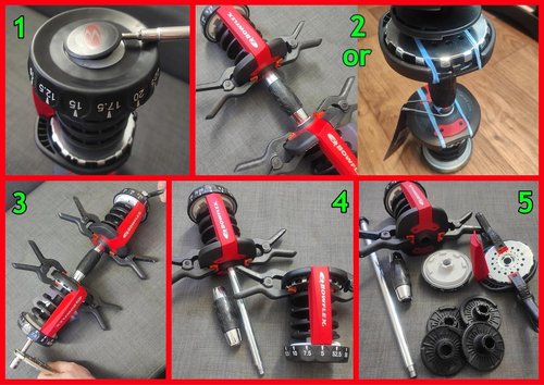 Replacement Discs Nos. 2, 3, 4, 5 Compatible with Nautilus/Bowflex 552 SelectTech Adjustable Dumbbells Series 2