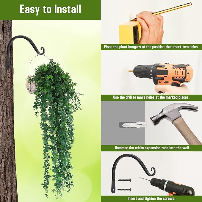 FEED GARDEN Heavy Duty Plant Hooks