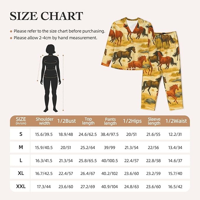 Retro Bee And Floral Women'S Pajama Sets Ultra-Soft Printed Sleepwear