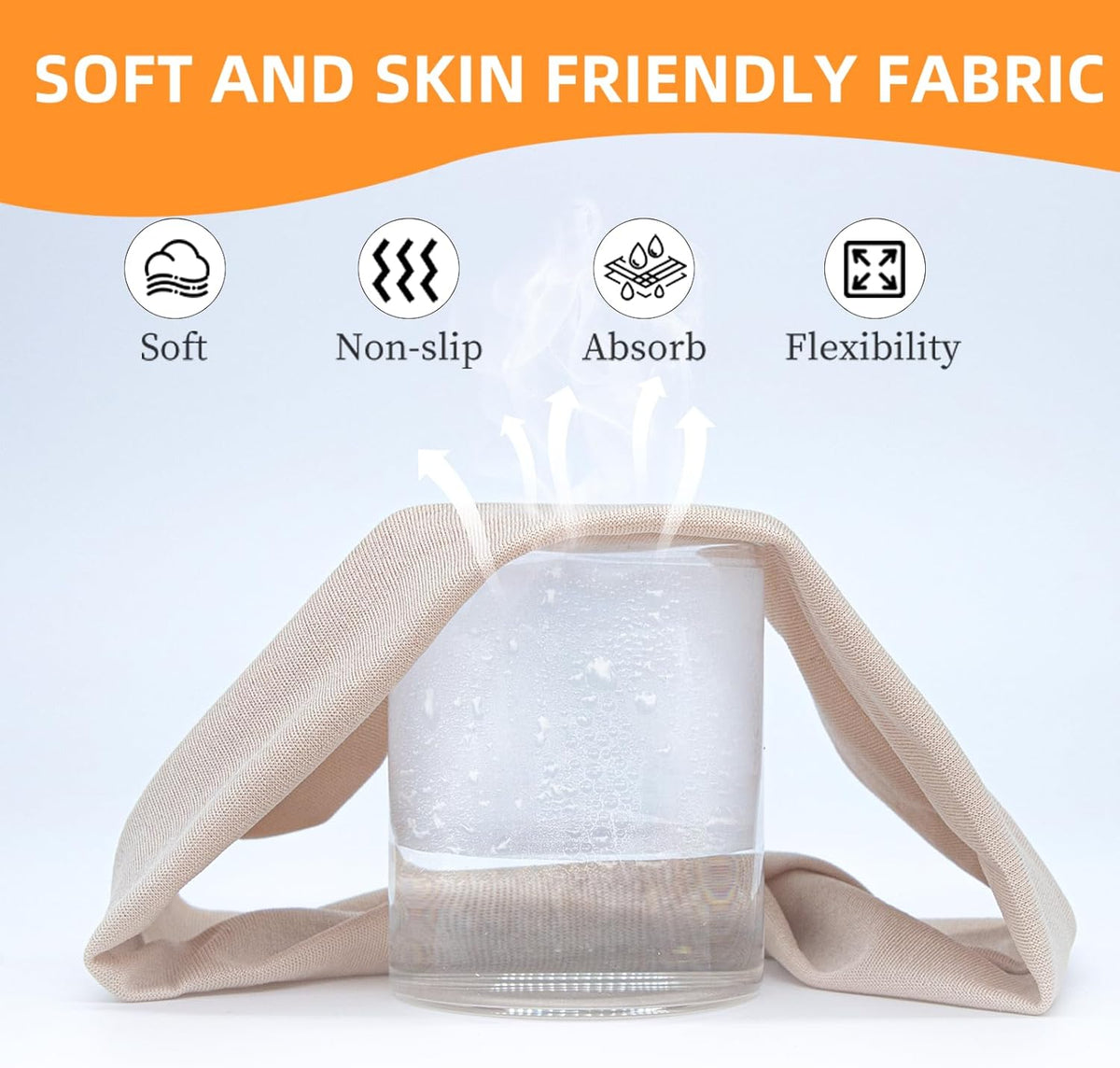 Skiennix 8PCS Non-Slip Sports Headbands - Soft, Elastic & Sweat-Absorbent for Active Women & Men