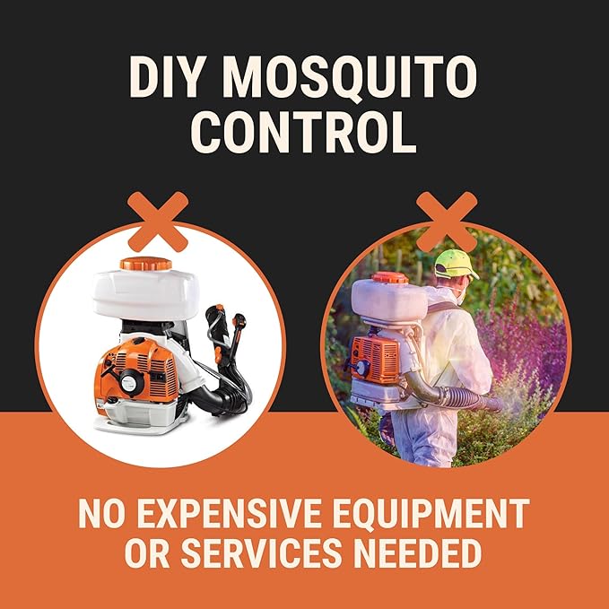Pesticide Sprayer - Insecticide and Mosquito Mister System - Pest Control System for Fleas, Ticks, and Mosquitos - Mist-PRO+ 2-Gallon Tank Sprayer Kit