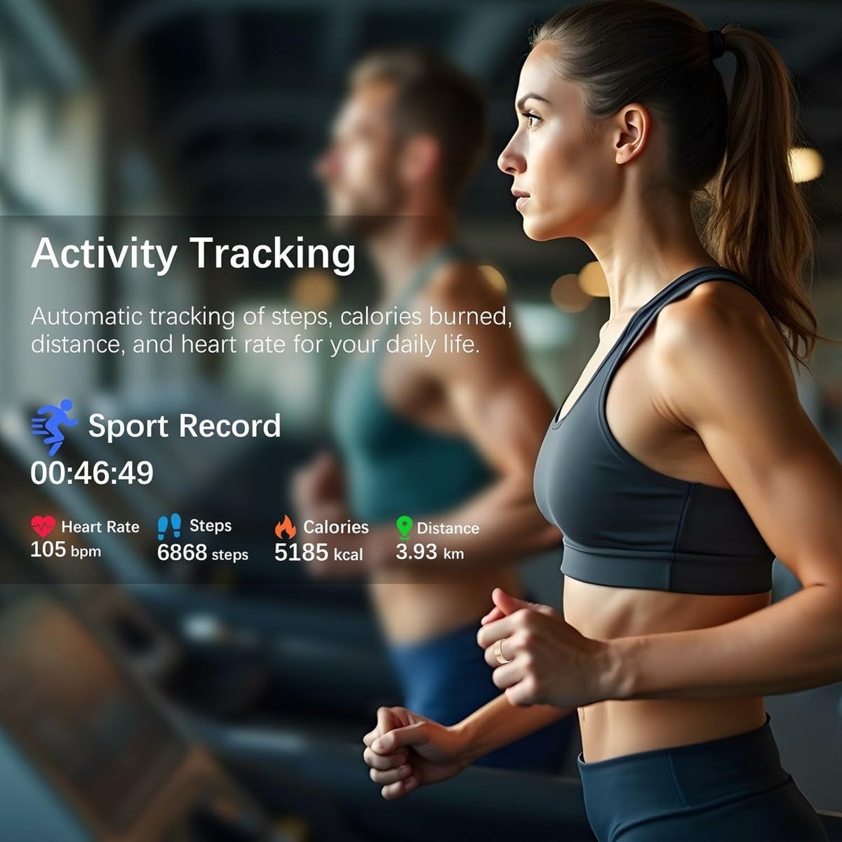 Skiennix Smart Ring - Health Tracker with Heart Rate, Blood Oxygen & Sleep Monitor | IP68 Waterproof, Rose Gold, Size 9