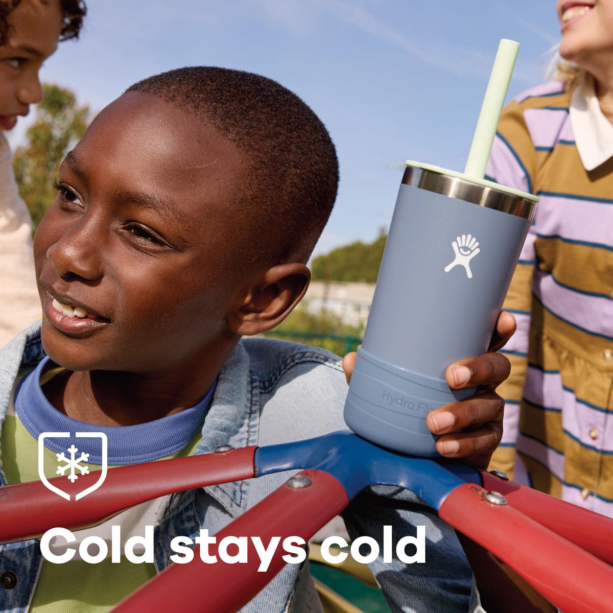 Hydro Flask Kids 12 Oz Tumbler with Lid and Straw for School - Insulated Stainless Steel in Anemone