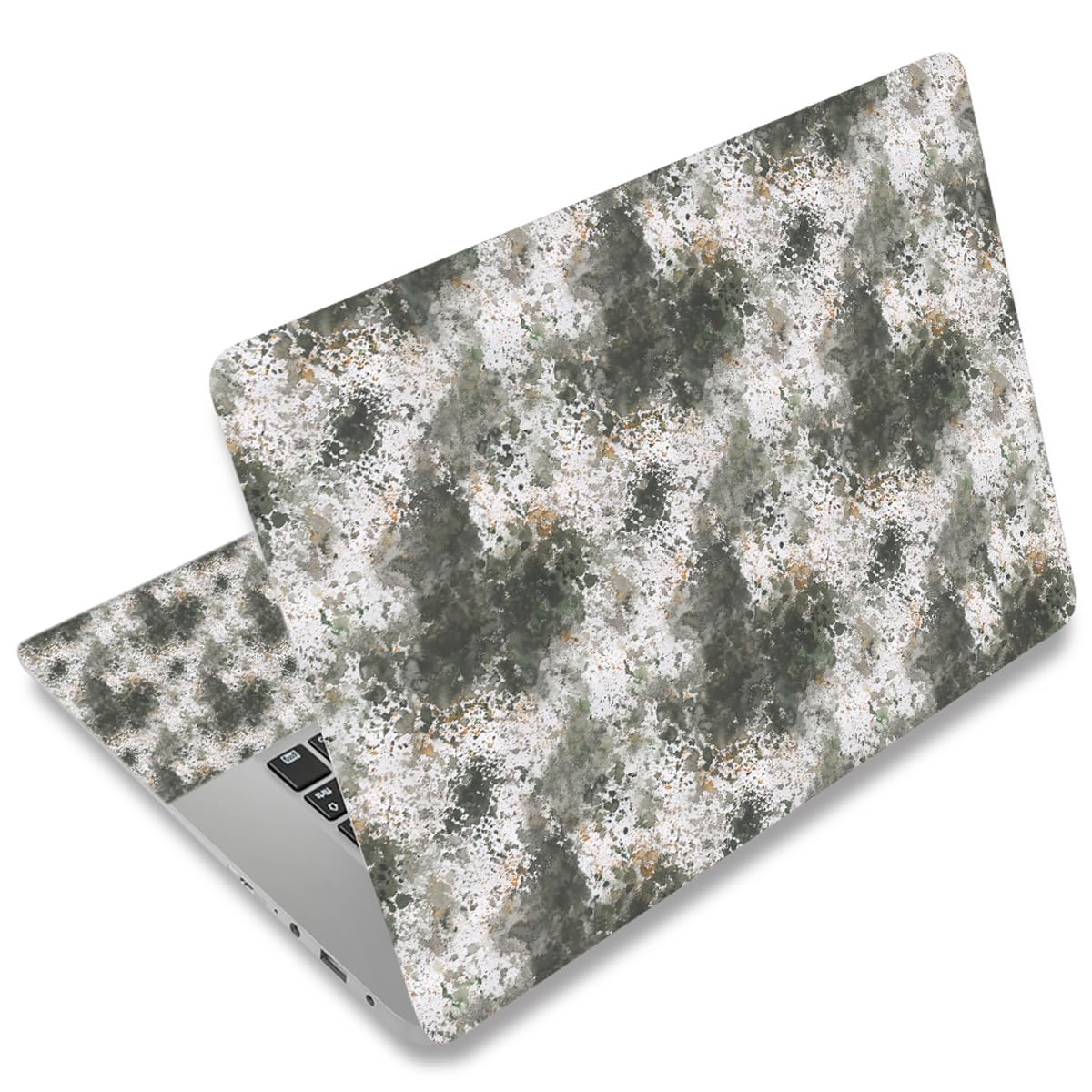 icolor Laptop Skin Sticker Decal 12 13 13.3 14 15 15.4 15.6 inch Personalized Universal Notebook Vinyl Skin Stickers Cover Art Decal Computer Protector (Marble)