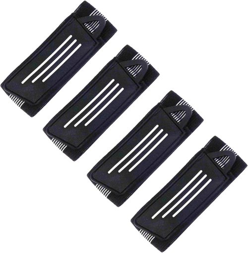4/8 Pack Elastic Bike Bicycle Ankle Leg Riding Puttee Cycling Safety Bind Pant Bands Clip Strap Belt Fully Adjustable Cycling, Jogging, Camping