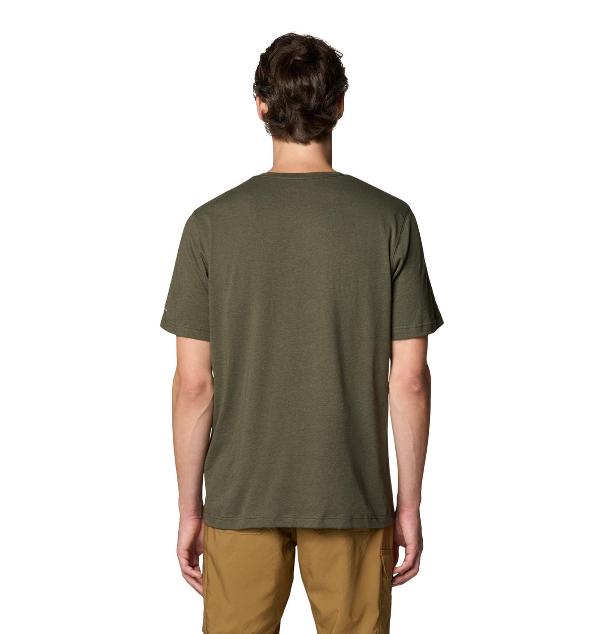 Columbia Mens Thistletown Hills Short Sleeve T-Shirt, Greenscape Heather, X-Small