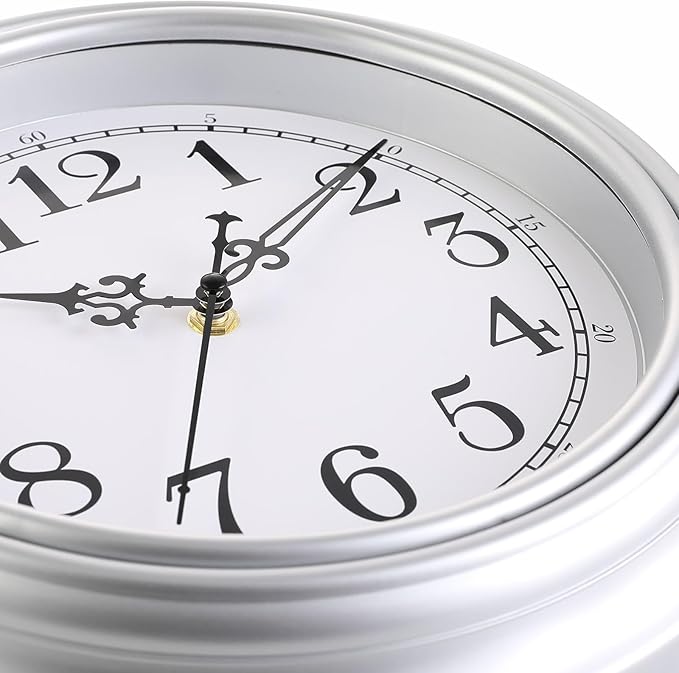 Plumeet Small Retro Wall Clock