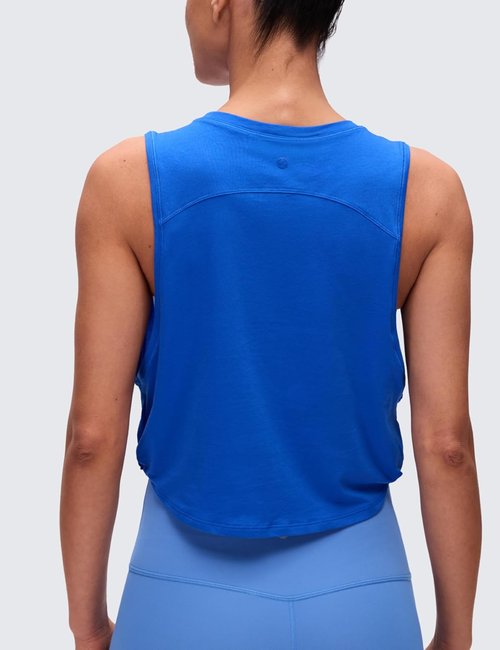 CRZ YOGA Pima Cotton Tank Tops for Women - Lightweight Sleeveless Workout Shirts | Large Armhole Design
