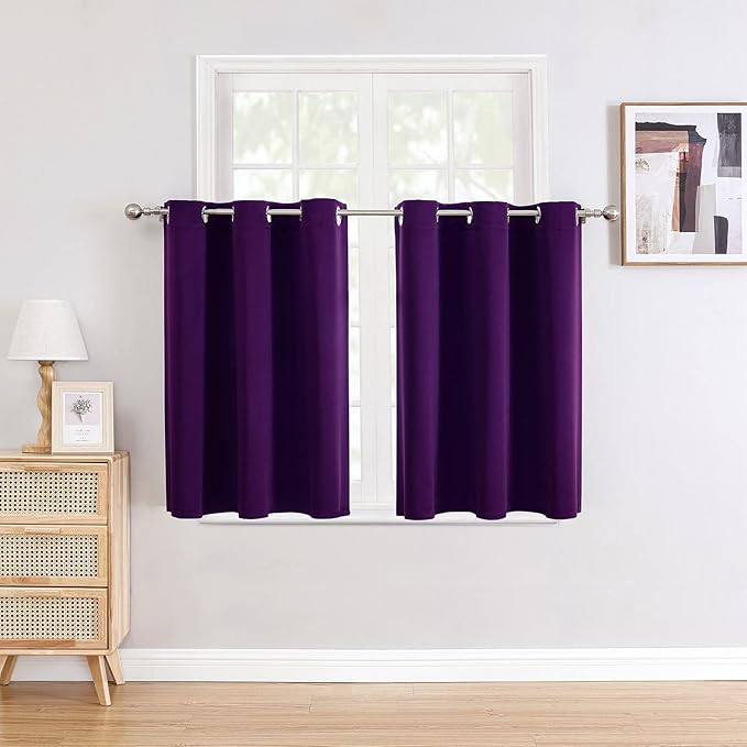 ChrisDowa Small Window Curtains
