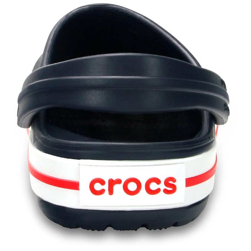 Crocs Kids Crocband Clogs, Navy/Red, 10 Toddler