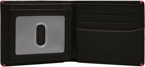 Fossil Men's Everett Leather Bifold Wallet - Flip ID Compartment | Stylish & Functional Design