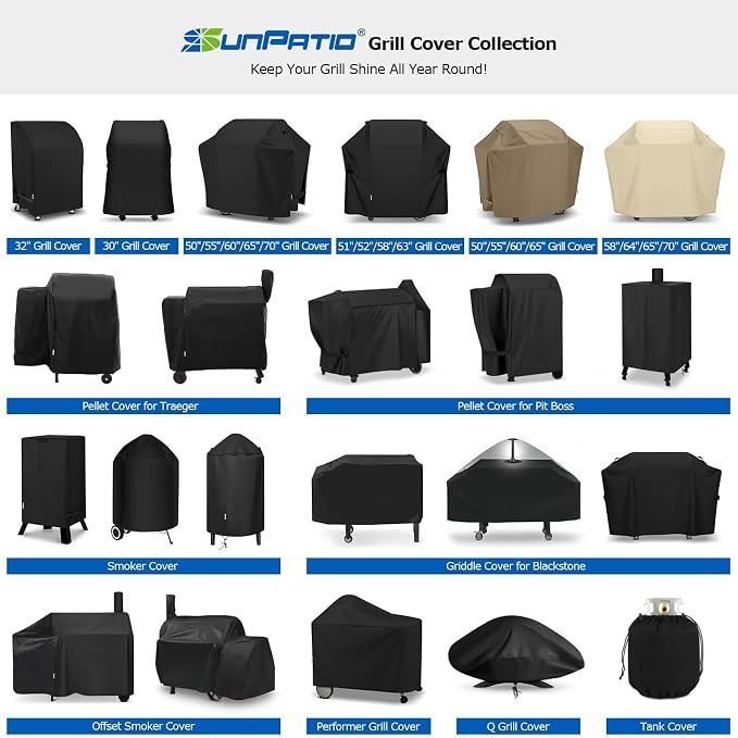 SunPatio 2 Burner Grill Cover 30 Inch, Heavy Duty Waterproof Small BBQ Cover Compatible for Weber Spirit 210 Series, Charbroil, Kenmore Grills, Compared to Weber 7105 (Not Fit for Spirit II E-210)