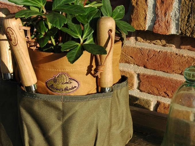 Esschert Design Canvas Round Tool Bag