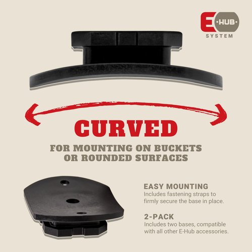 Eskimo® E-Hub Bucket Base (2-Pack), Shelters, Black, Locking Connection, E-Hub System, 44616