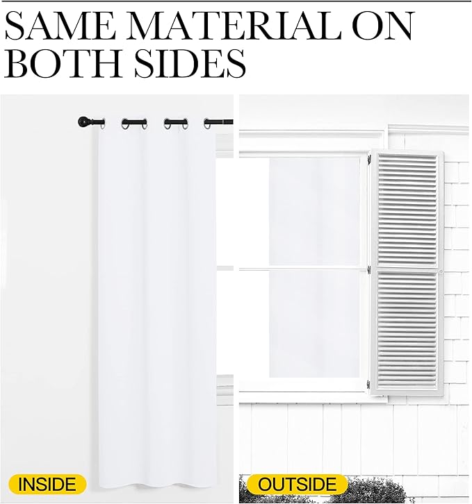 NICETOWN Draperies Curtains Panels, Blocking Out 50% Sunlight Window Treatment