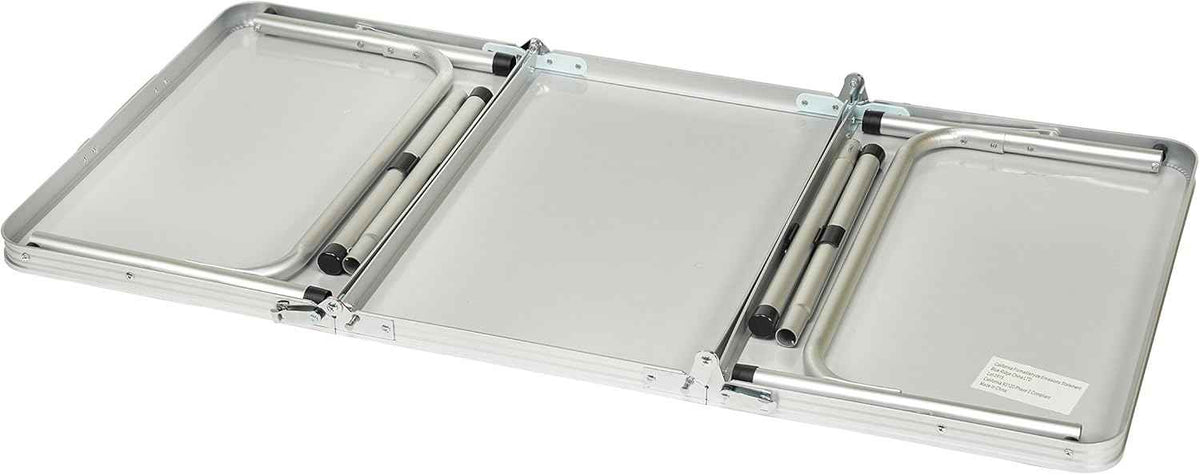 Portable Adjustable Aluminum Folding Table - Lightweight & Versatile for Outdoor Use
