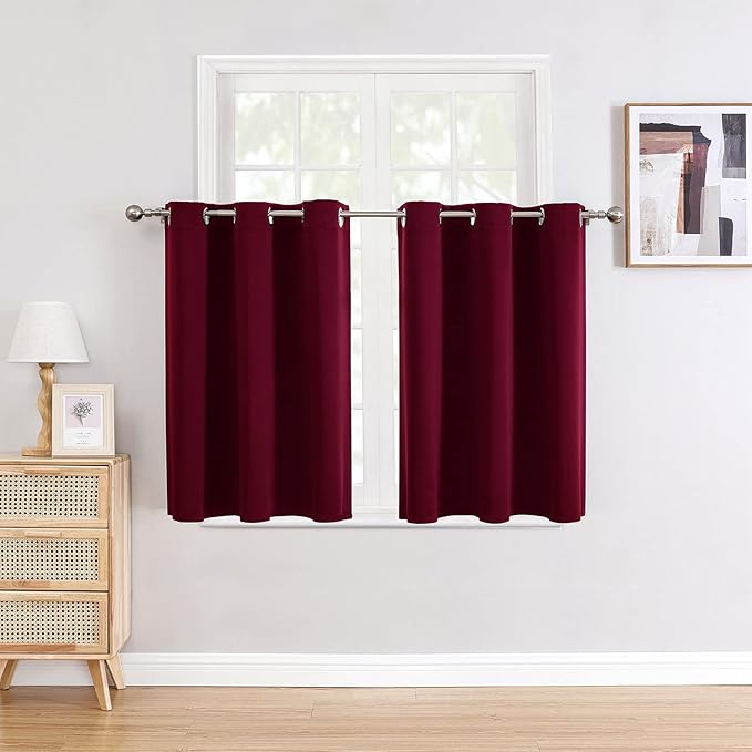 ChrisDowa Small Window Curtains