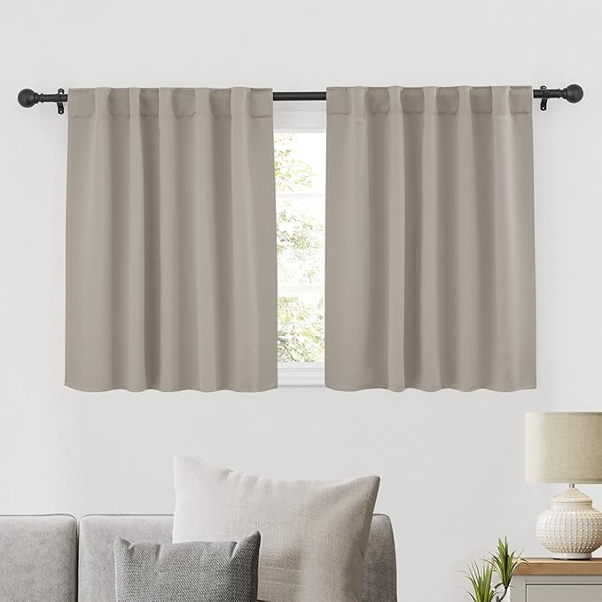 RYB HOME Bathroom Curtains Blackout