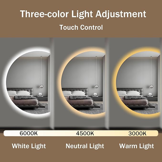 Modern Smart Anti-Fog Bathroom Mirror