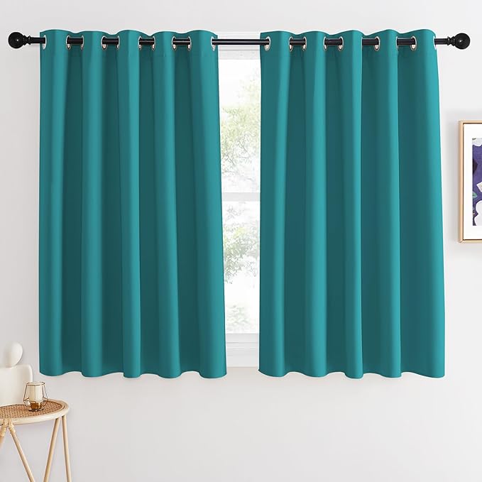 NICETOWN Blackout Curtains 54 Inches Long, Thermal Insulated Room Darkening