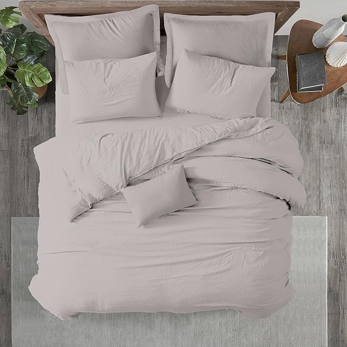 Kotton Culture 1 Pc Custom Size Duvet Cover Only -100% Egyptian Cotton Sateen 600 Thread Count Ultra Soft Premium Durable Comforter Cover Zipper Closure & Corner Ties (Light Grey, Custom)