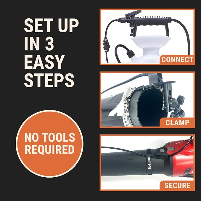 Pesticide Sprayer - Insecticide and Mosquito Mister System - Pest Control System for Fleas, Ticks, and Mosquitos - Mist-PRO+ 2-Gallon Tank Sprayer Kit